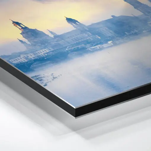 Alu-Dibond (00918) Dresden Skyline im Nebel – Bild 3