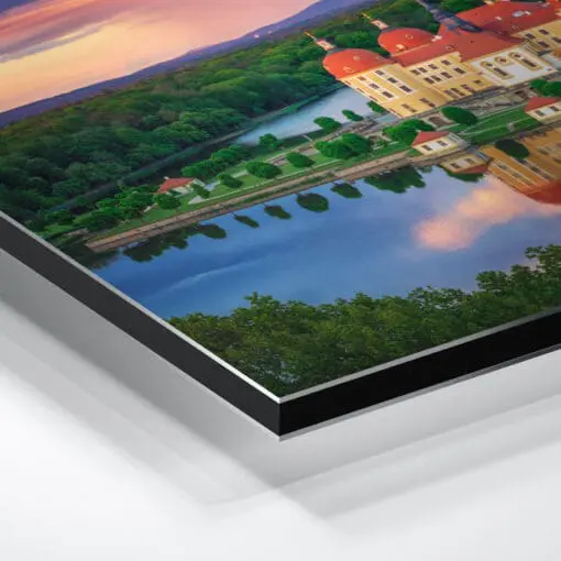 Alu-Dibond (01367) Regenschauer am Schloss Moritzburg – Bild 3