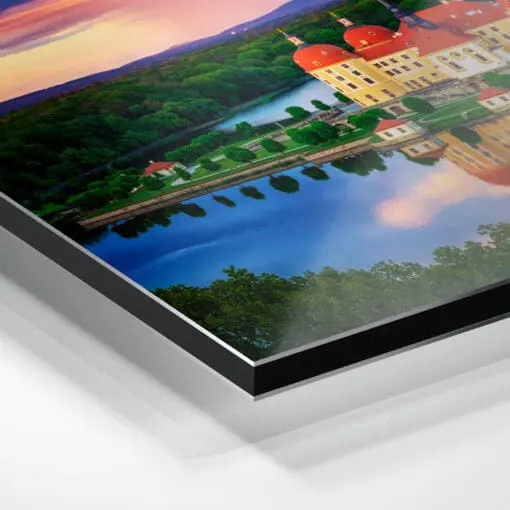 Alu-Dibond (01367) Regenschauer am Schloss Moritzburg – Bild 4