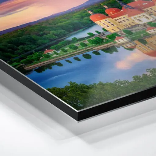 Alu-Dibond (01367) Regenschauer am Schloss Moritzburg – Bild 5