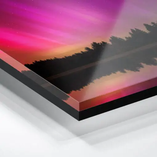 Acryl Board (01372) Polarlichter über Sachsen – Bild 3