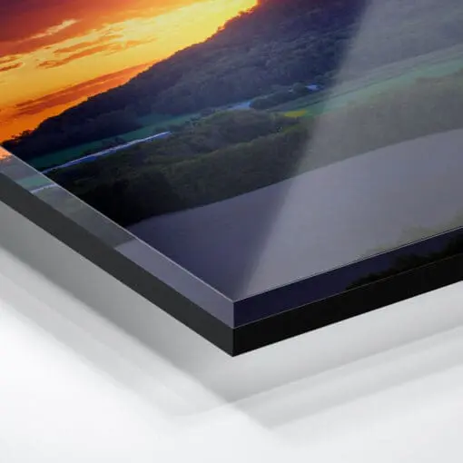 Acryl Board (01373) Landeskrone zum Sonnenuntergang – Bild 3