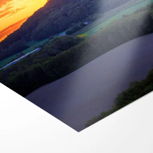 Poster (01373) Landeskrone zum Sonnenuntergang – Bild 3