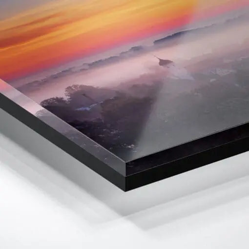 Acryl Board (01375) Malschwitz zum Sonnenaufgang – Bild 3
