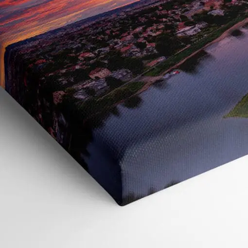 Leinwand (01386) Loschwitz zum Sonnenuntergang – Bild 4