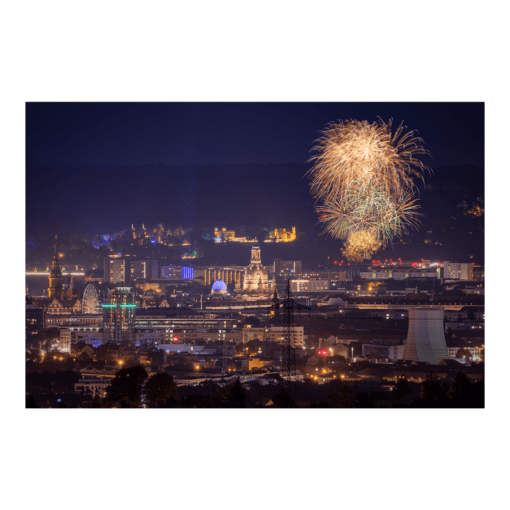 Acryl Board (01391) Schlössernacht Feuerwerk