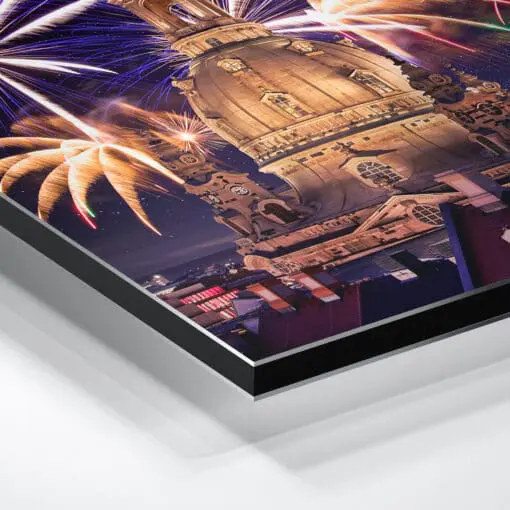 Alu-Dibond (01311) Feuerwerk hinter der Frauenkirche – Bild 6