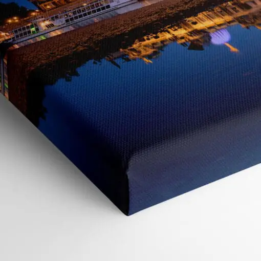 Leinwand (01400) Dresden Skyline zur Blauen Stunde – Bild 2