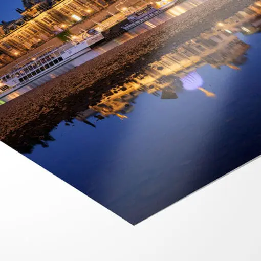 Fotoabzug (01400) Dresden Skyline zur Blauen Stunde – Bild 3
