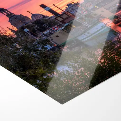 Poster (01406) Sonnenuntergang am Elbufer – Bild 2