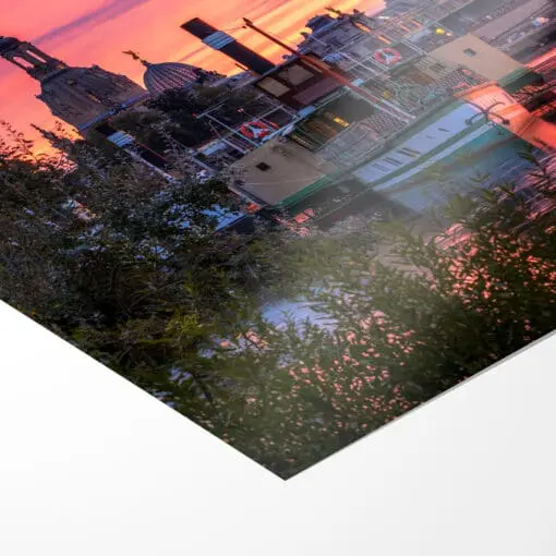 Poster (01406) Sonnenuntergang am Elbufer – Bild 3