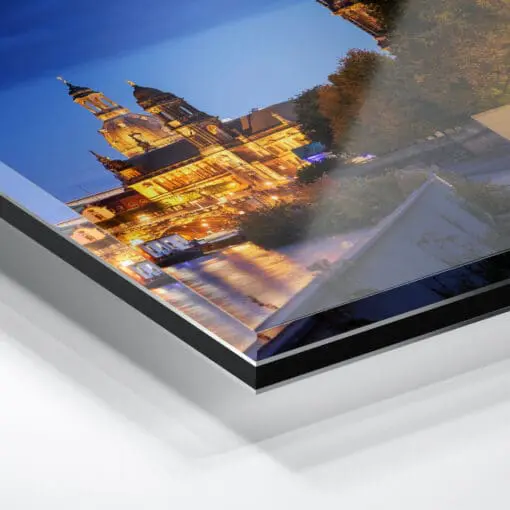 Acryl Board (01411) Blaue Stunde in Dresden – Bild 2