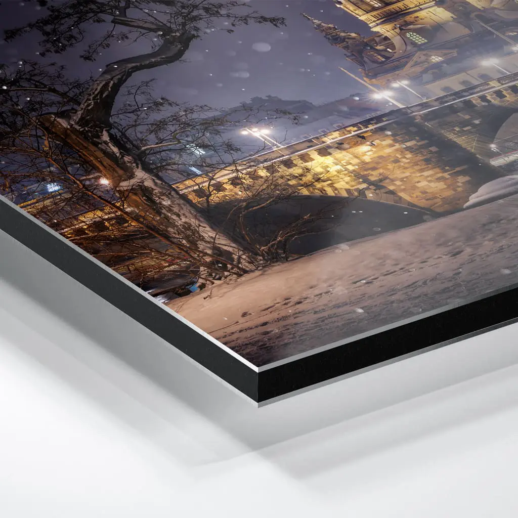 Alu-Dibond (01429) Winternacht in Dresden – Bild 4