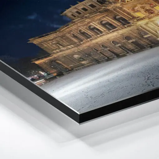 Alu-Dibond (01436) Semperoper Winternacht – Bild 3