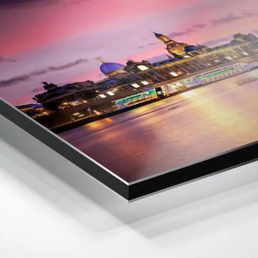 Alu-Dibond (01439) Skyline Winterabend – Bild 2