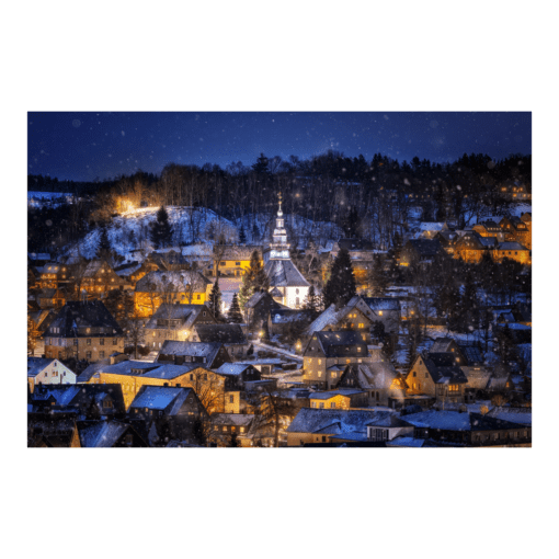 Fotoabzug (01440) Seiffen Aussicht