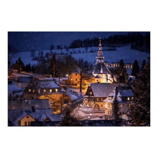 Fotoabzug (01441) Seiffen im Winter