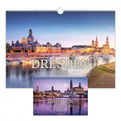 Dresden Kalender 2026 Set