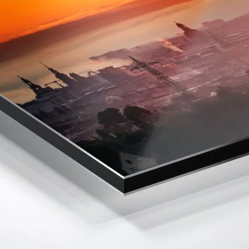 Alu-Dibond (01455) Dresden Aussicht zum Sonnenaufgang – Bild 4