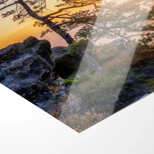 Fotoabzug (01476) Gleitmannshorn zum Sonnenuntergang – Bild 2