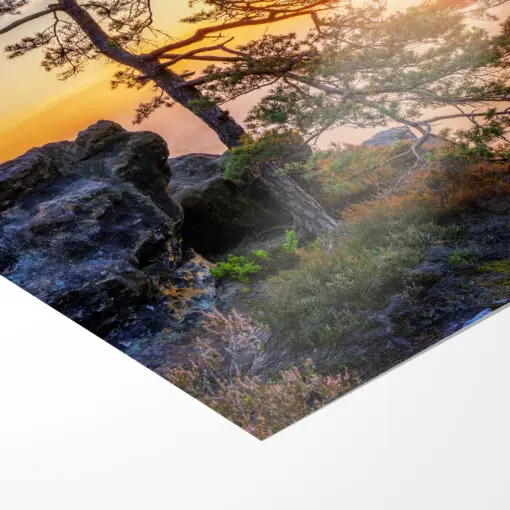 Fotoabzug (01476) Gleitmannshorn zum Sonnenuntergang – Bild 3