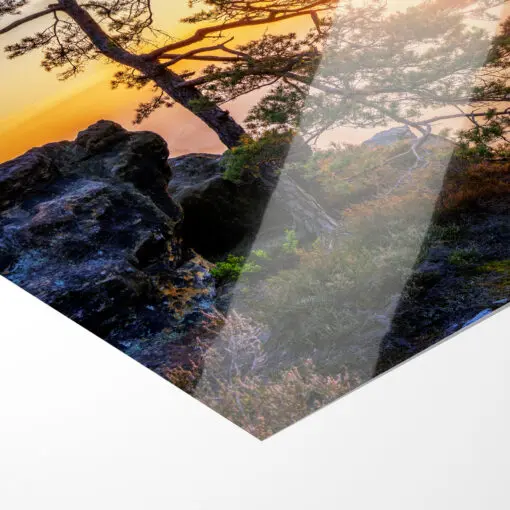 Poster (01476) Gleitmannshorn zum Sonnenuntergang – Bild 4