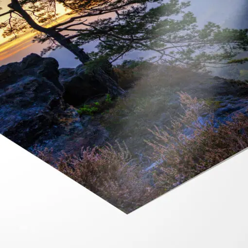 Fotoabzug (01477) Gleitmannshorn zur Blauen Stunde – Bild 3