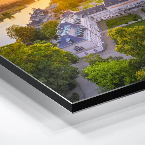 Alu-Dibond (01522) Schloss Pillnitz zum Sonnenuntergang – Bild 6