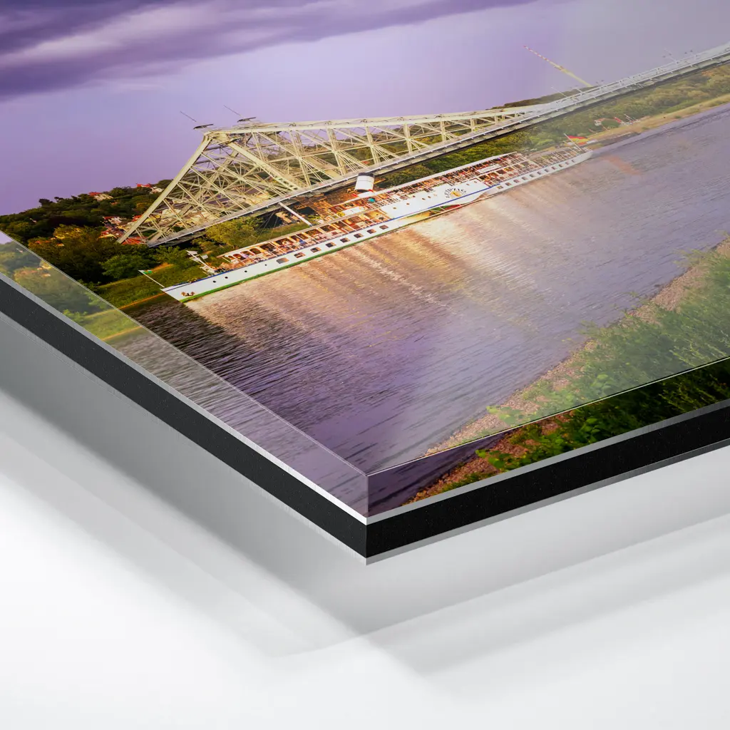 Acryl Board (01542) Blaues Wunder im Wetterwechsel – Bild 2