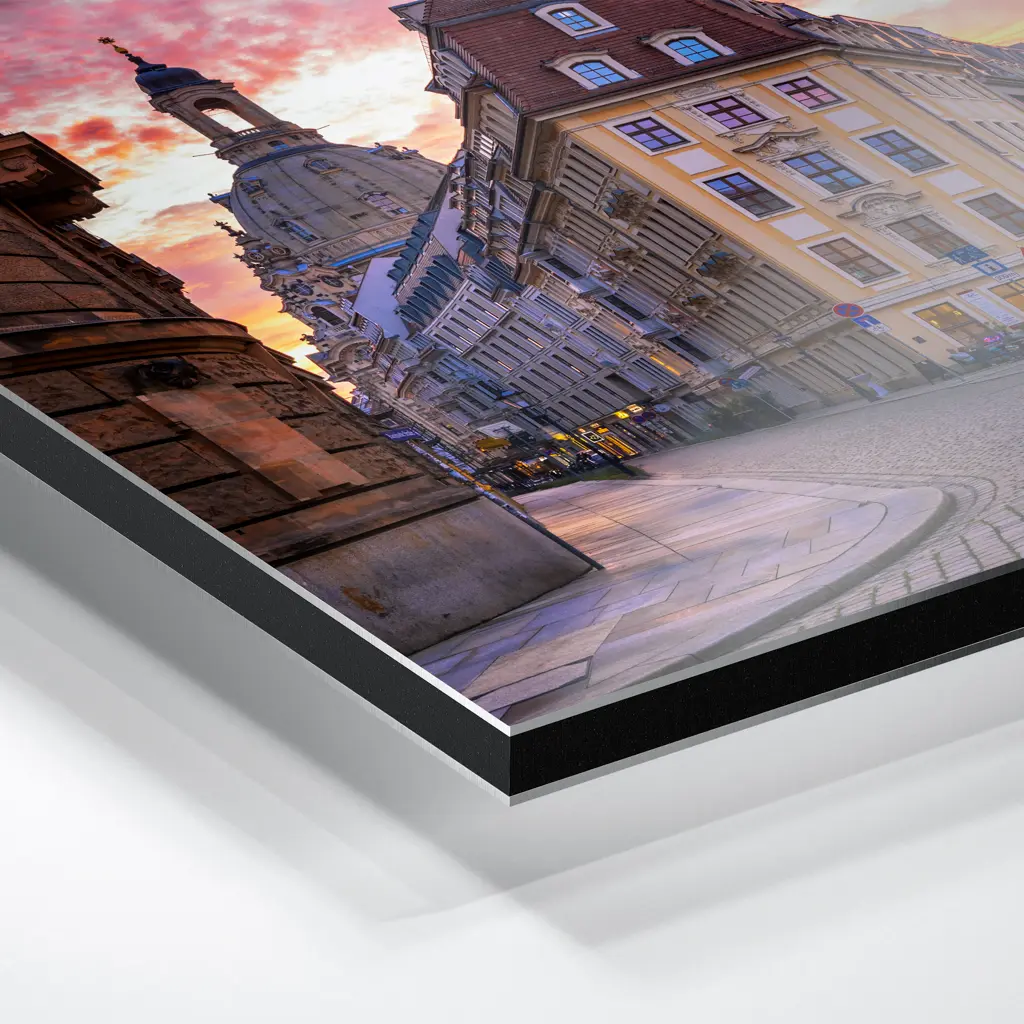 Alu-Dibond (01543) Rampische Straße im Abendrot – Bild 2