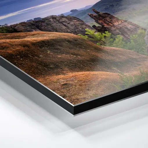Alu-Dibond (01544) Brosinnadel zum Sonnenuntergang – Bild 2