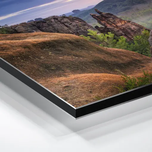 Alu-Dibond (01544) Brosinnadel zum Sonnenuntergang – Bild 3