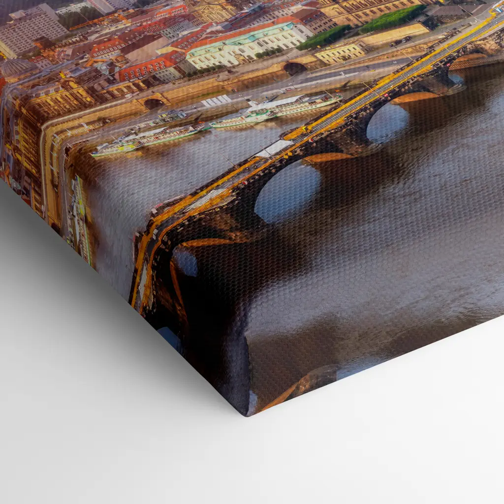 Leinwand (01547) Dresden Luftbild – Bild 2