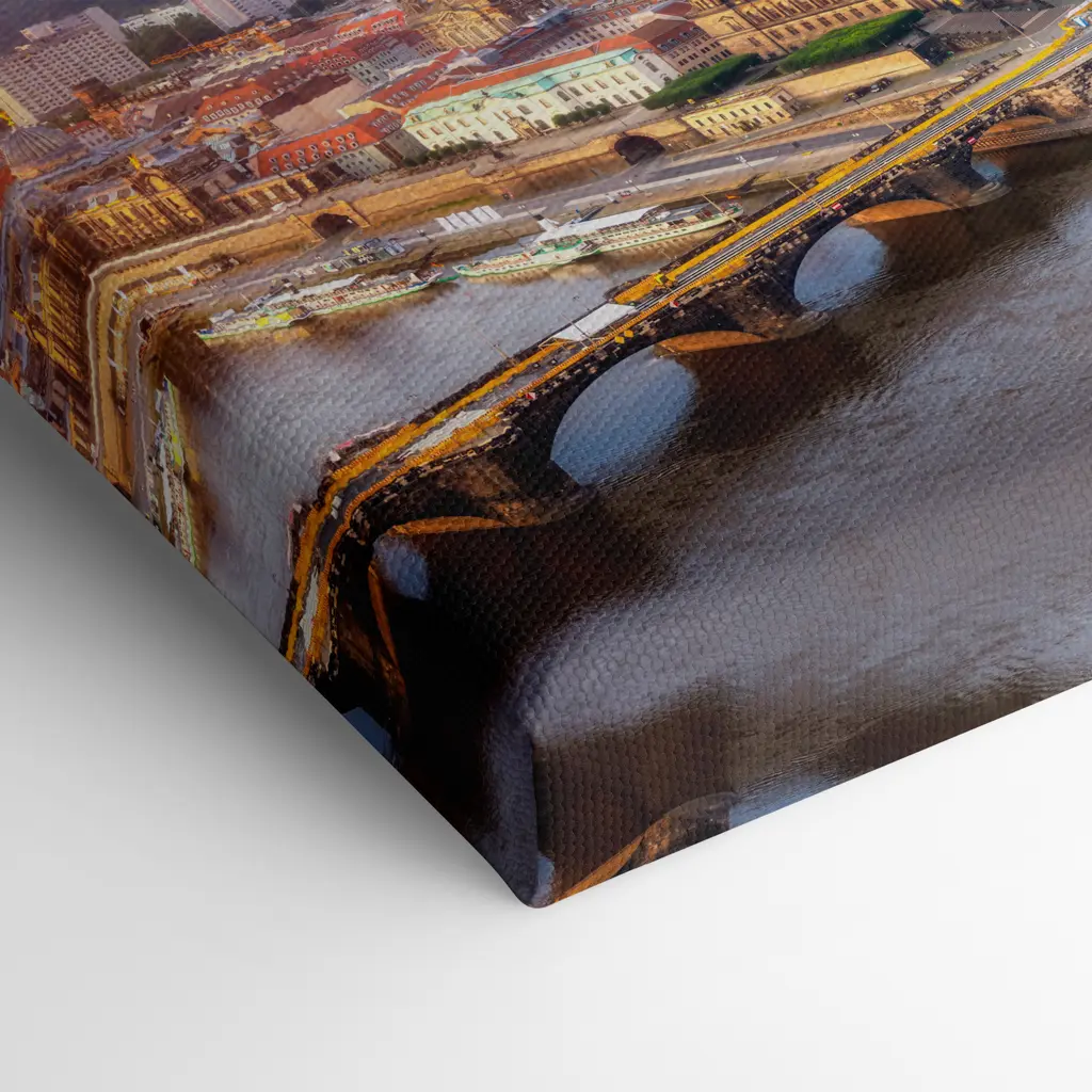 Leinwand (01547) Dresden Luftbild – Bild 4