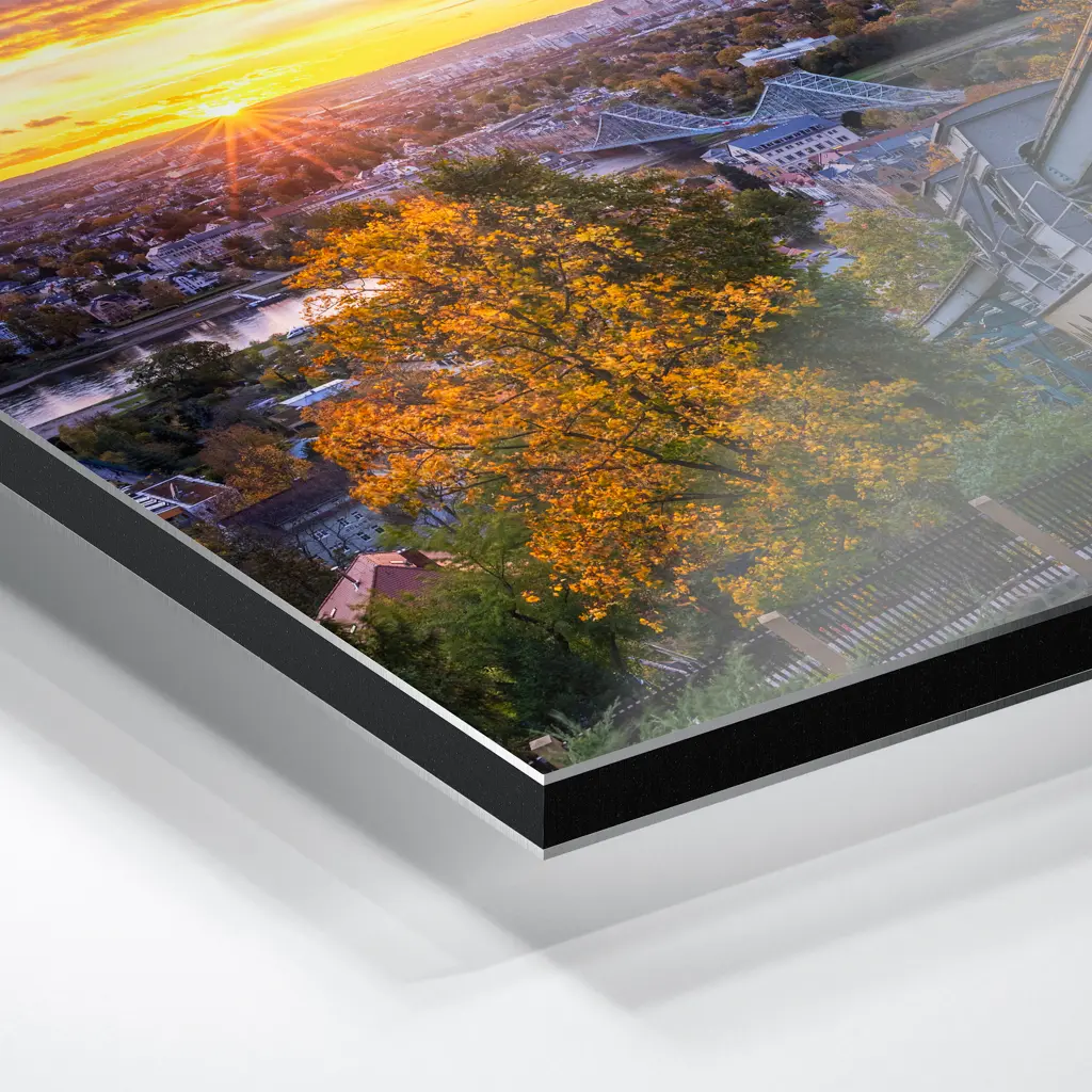 Alu-Dibond (01572) Schwebebahn im Herbst – Bild 2