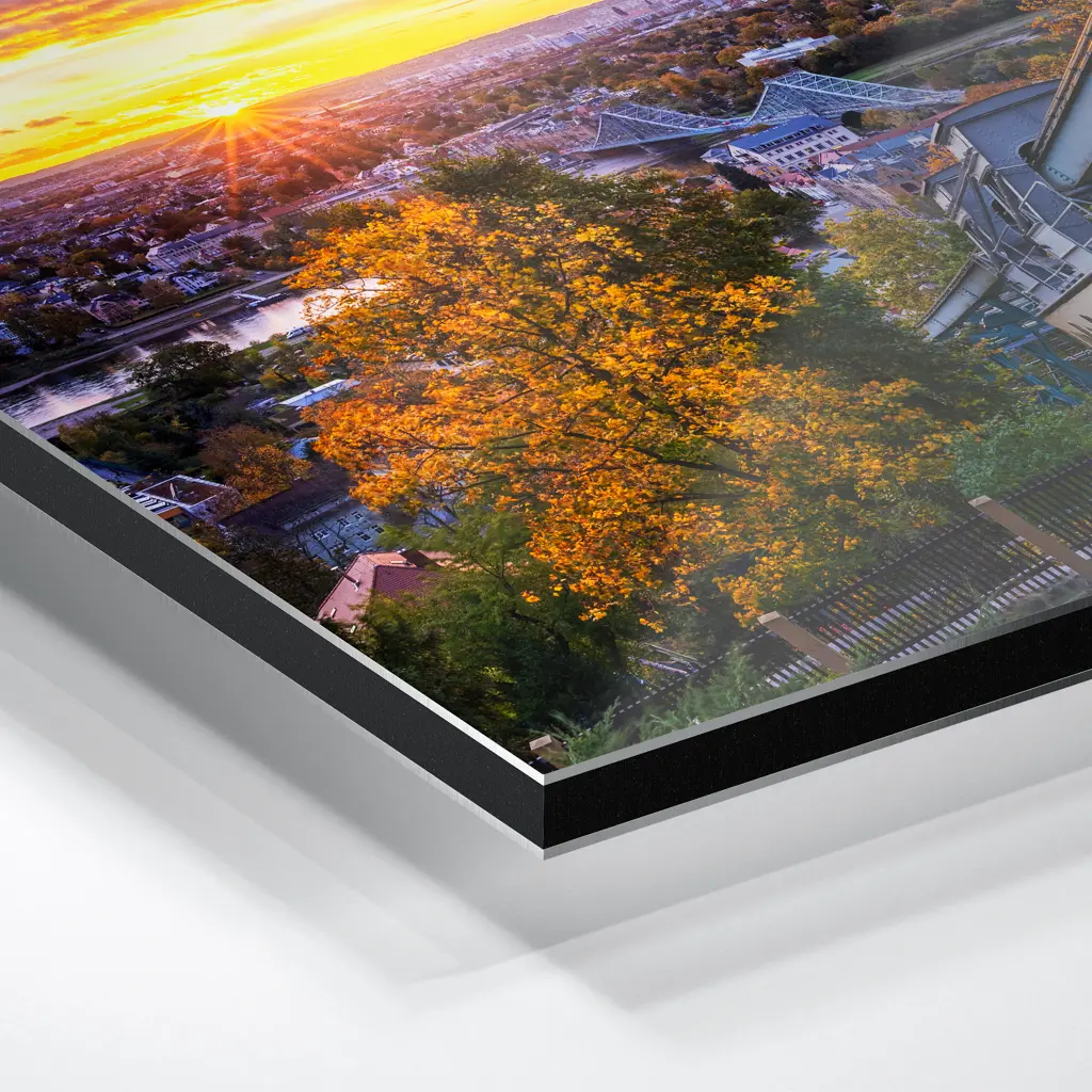 Alu-Dibond (01572) Schwebebahn im Herbst – Bild 4