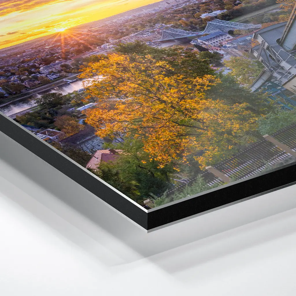 Alu-Dibond (01572) Schwebebahn im Herbst – Bild 5