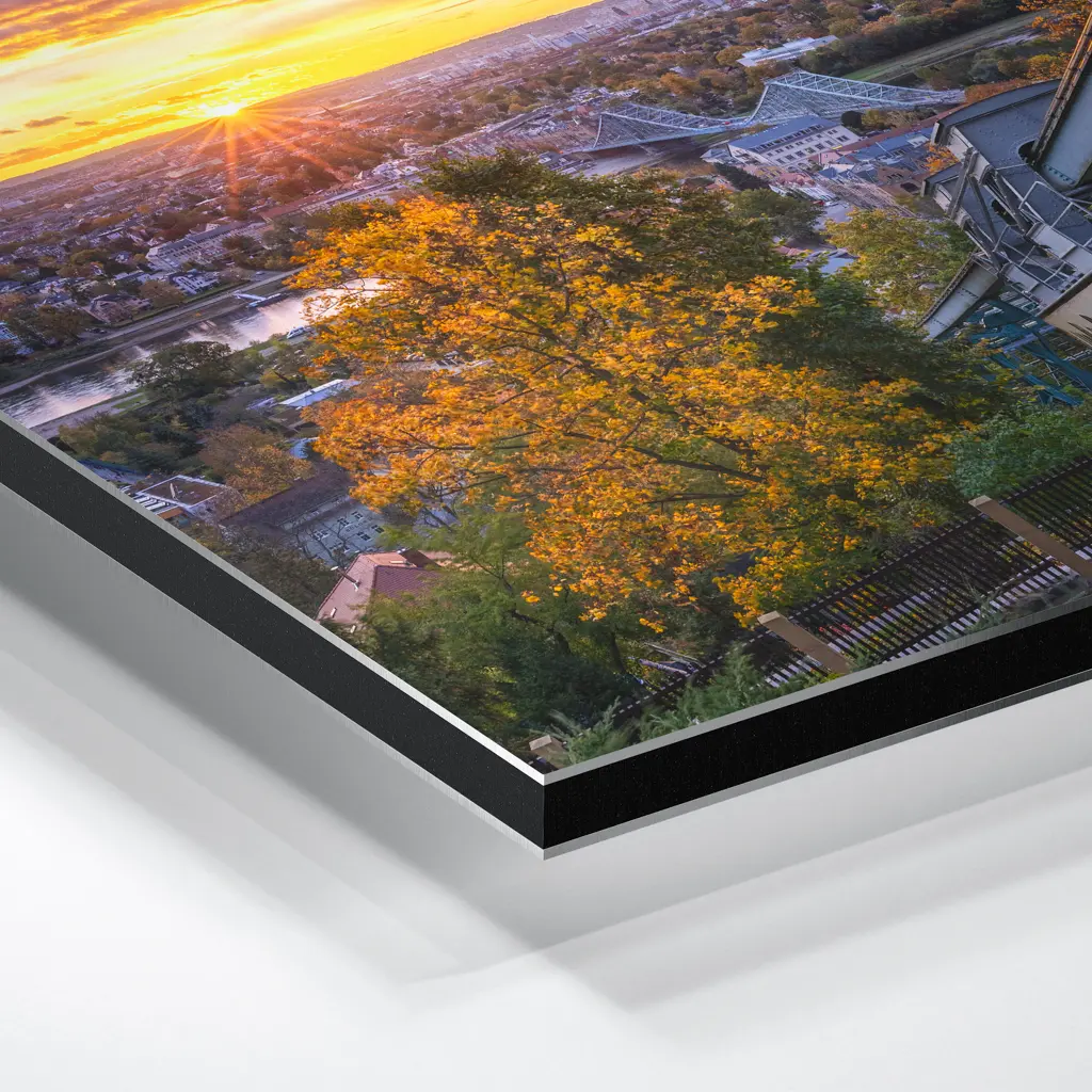 Alu-Dibond (01572) Schwebebahn im Herbst – Bild 6