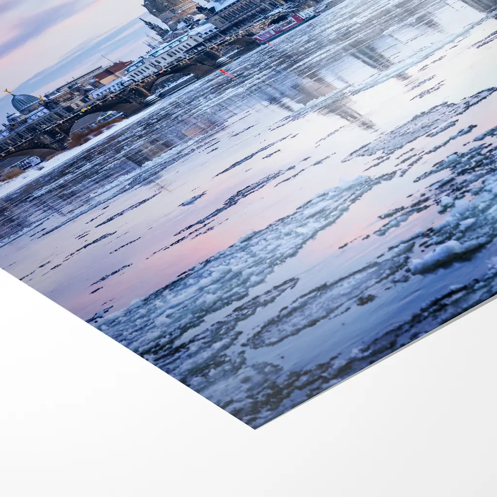 Poster (01604) Eisschollen auf der Elbe – Bild 3