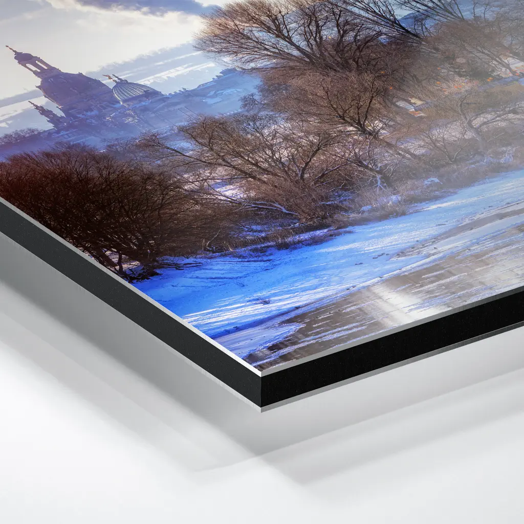 Alu-Dibond (01605) Blick von der Waldschlößchenbrücke – Bild 2