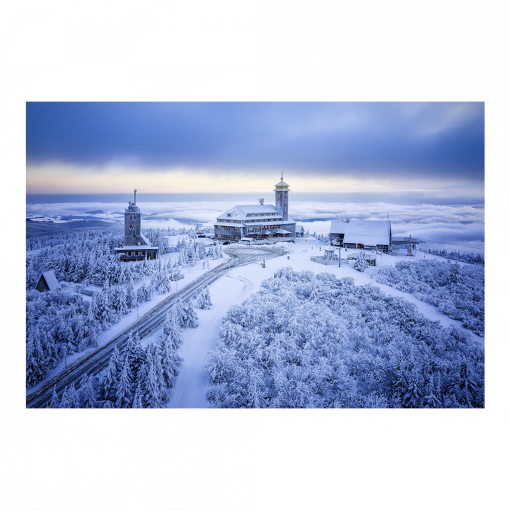Acryl Board (01610) Fichtelberg im Winter