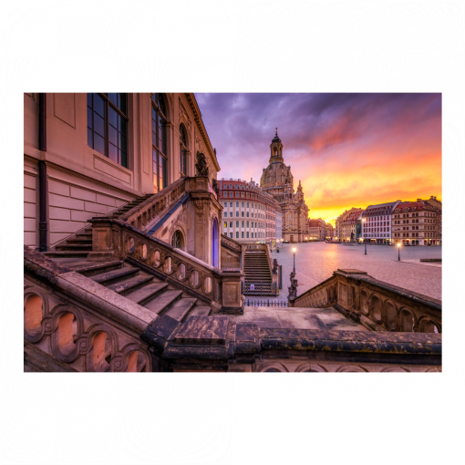 Fotoabzug (01617) Morgenrot am Verkehrsmuseum