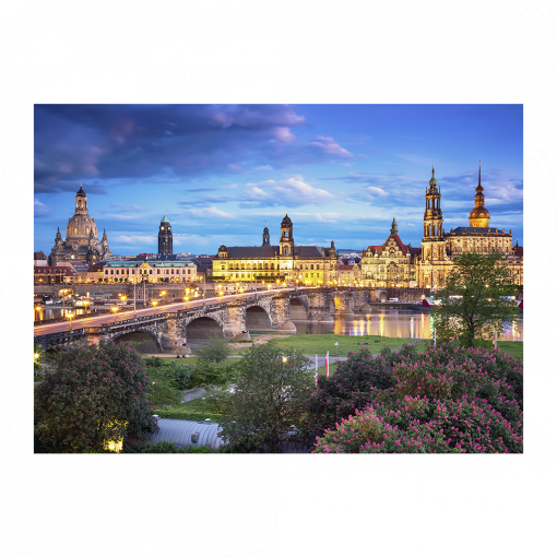 Puzzle (Nr. 00255) Dresden Silhouette