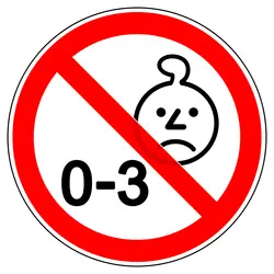 Warnung: Nicht für Kinder unter 3 Jahren