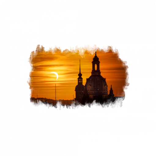 Fototasse (Nr. 01720) Sonnenfinsternis Frauenkirche