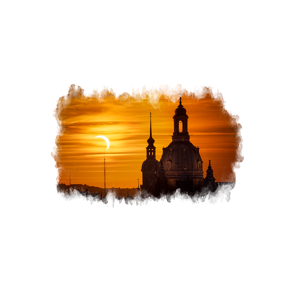 Fototasse (Nr. 01720) Sonnenfinsternis Frauenkirche