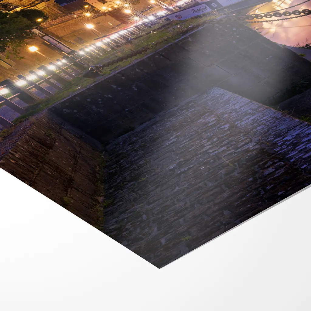 Poster (01737) Terrassenufer am Abend – Bild 3