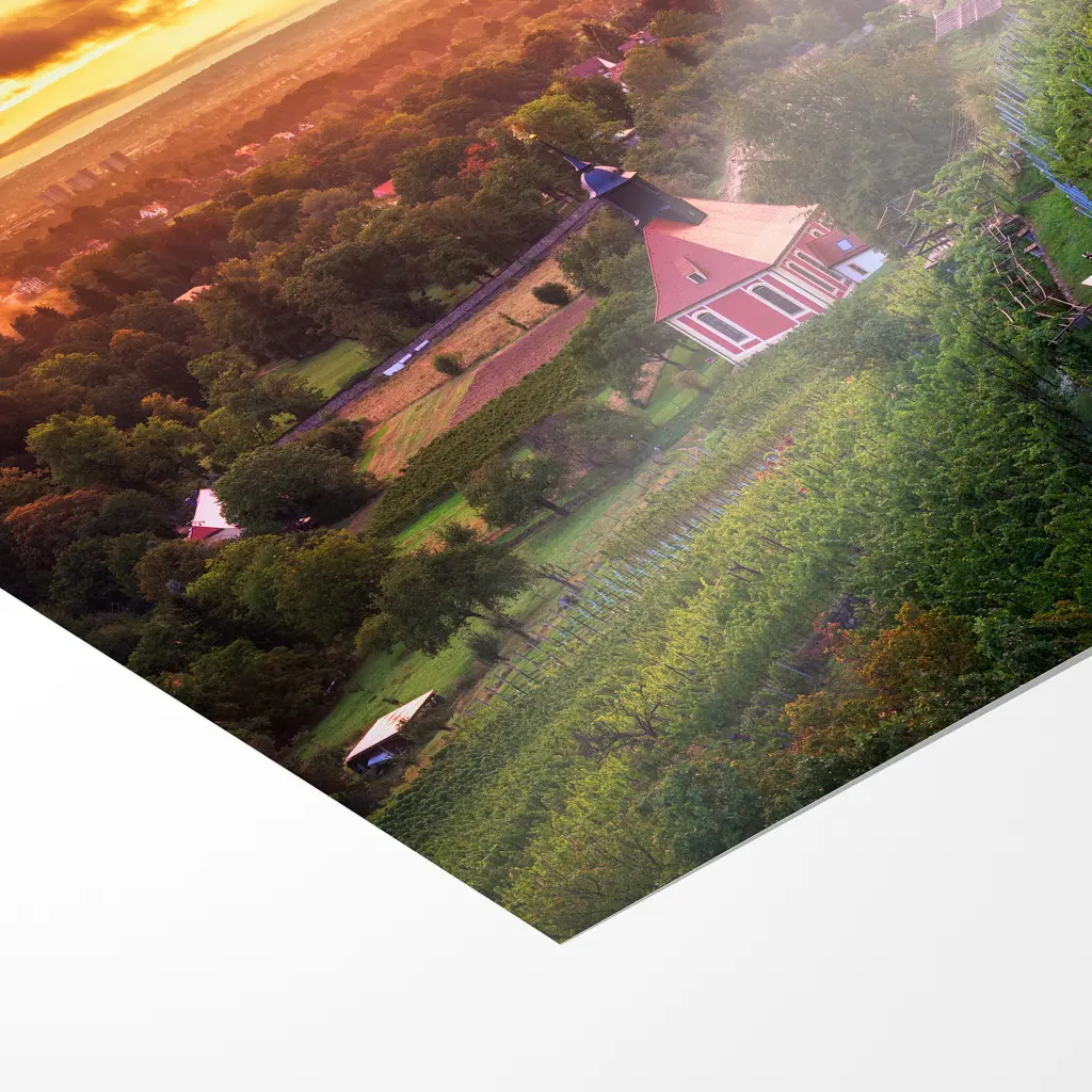 Poster (01738) Weinbergkirche im Abendrot – Bild 3