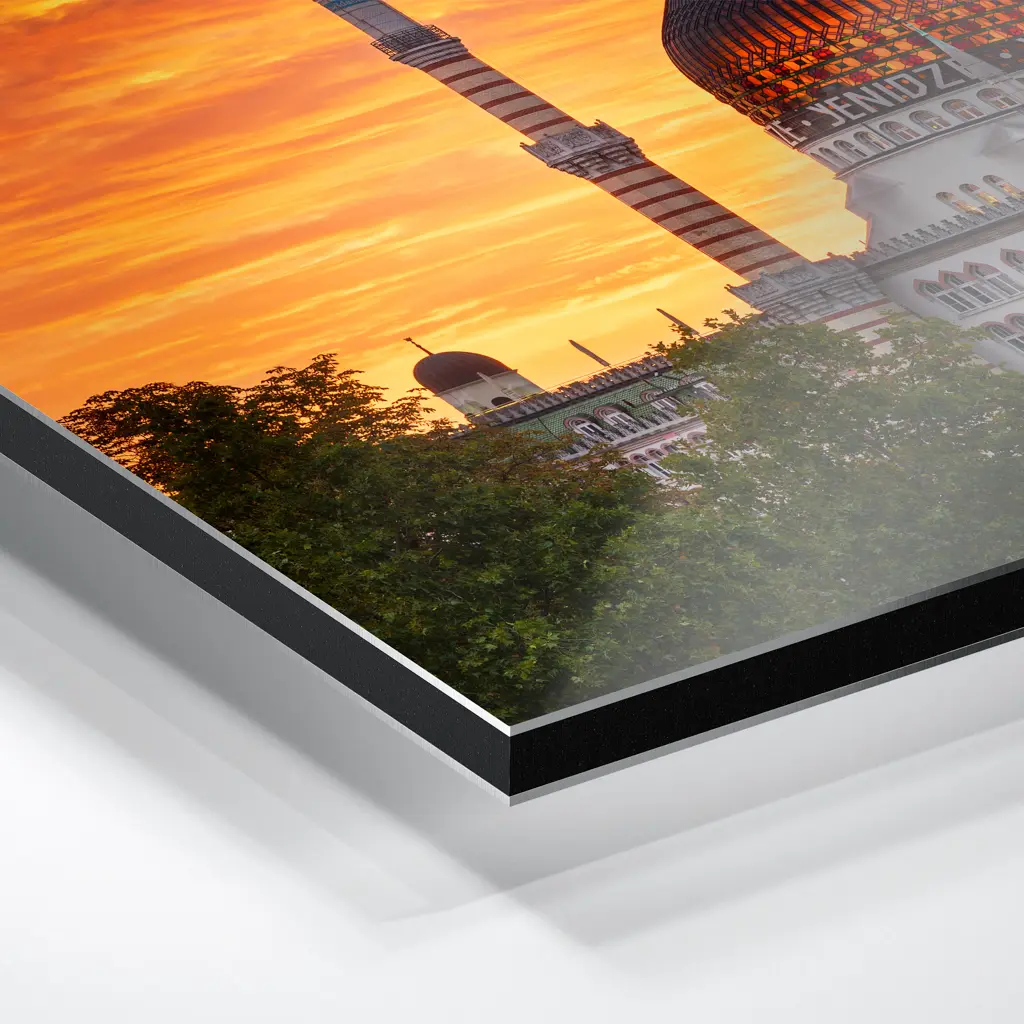 Alu-Dibond (01740) Yenidze zum Sonnenuntergang – Bild 2
