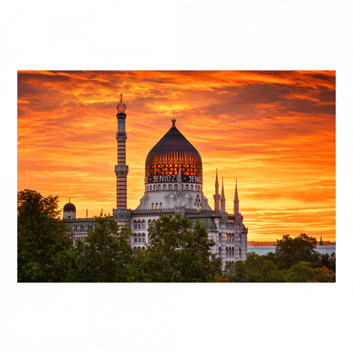 Acryl Board (01740) Yenidze zum Sonnenuntergang